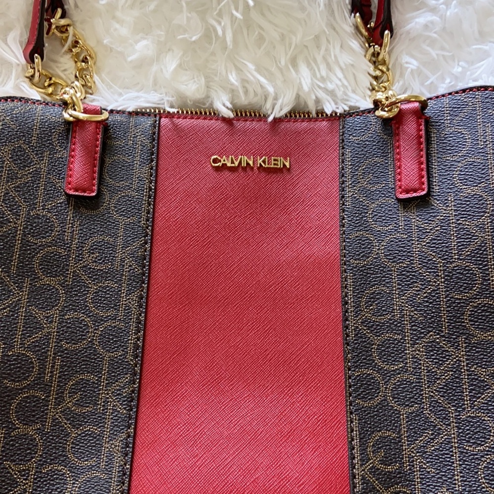 Calvin Klein logo purse